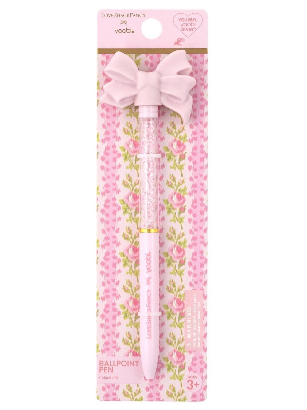 🆕 LoveShackFancy x Target Pink Bow Ballpoint Pen